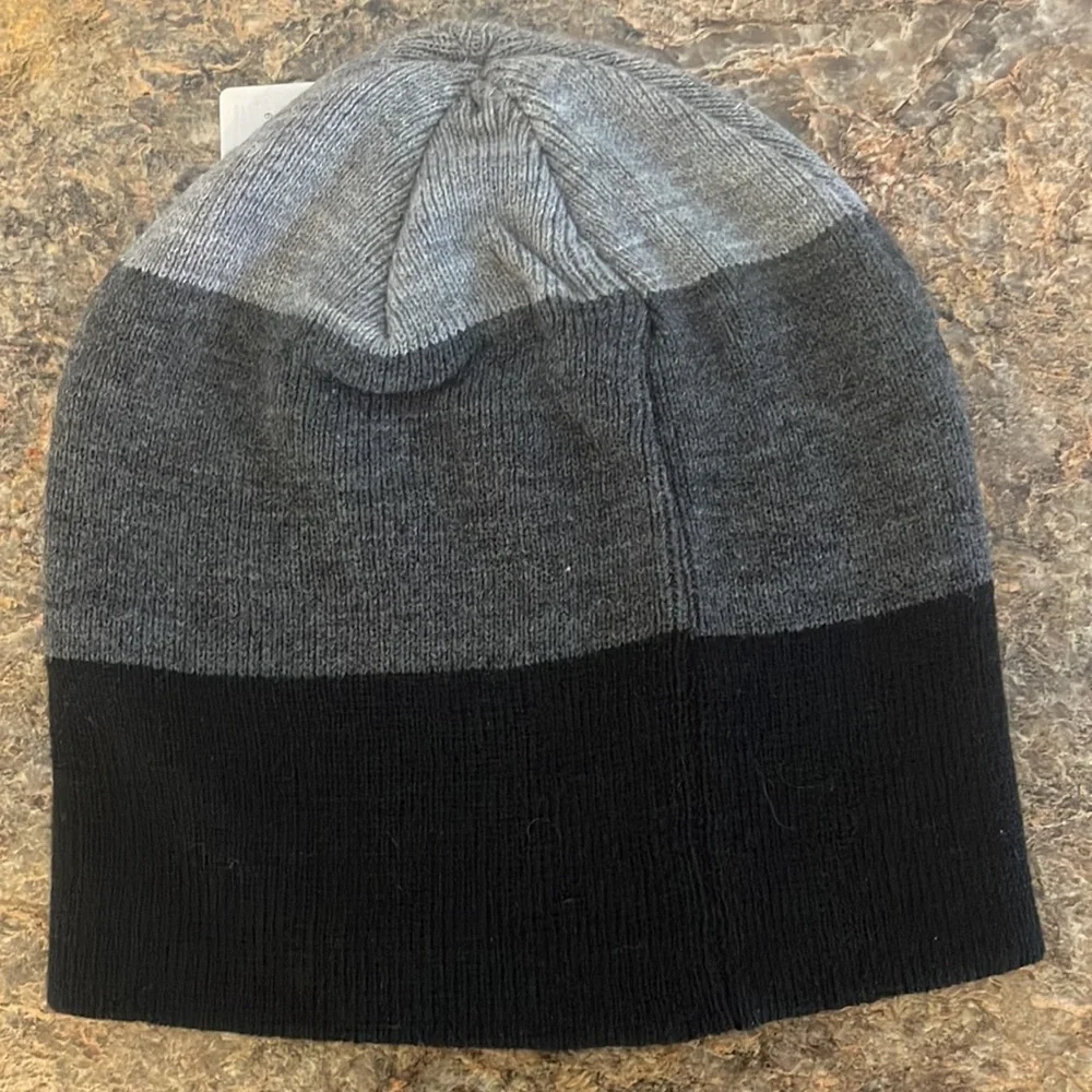 Stocking Cap NWT from Nordstrom Altare Gray Stripes - Picture 2 of 6